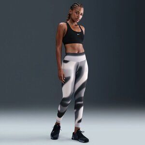 Nike Women's One Dri-FIT High-Waisted Blur 7/8 Leggings XS Off Noir NWT